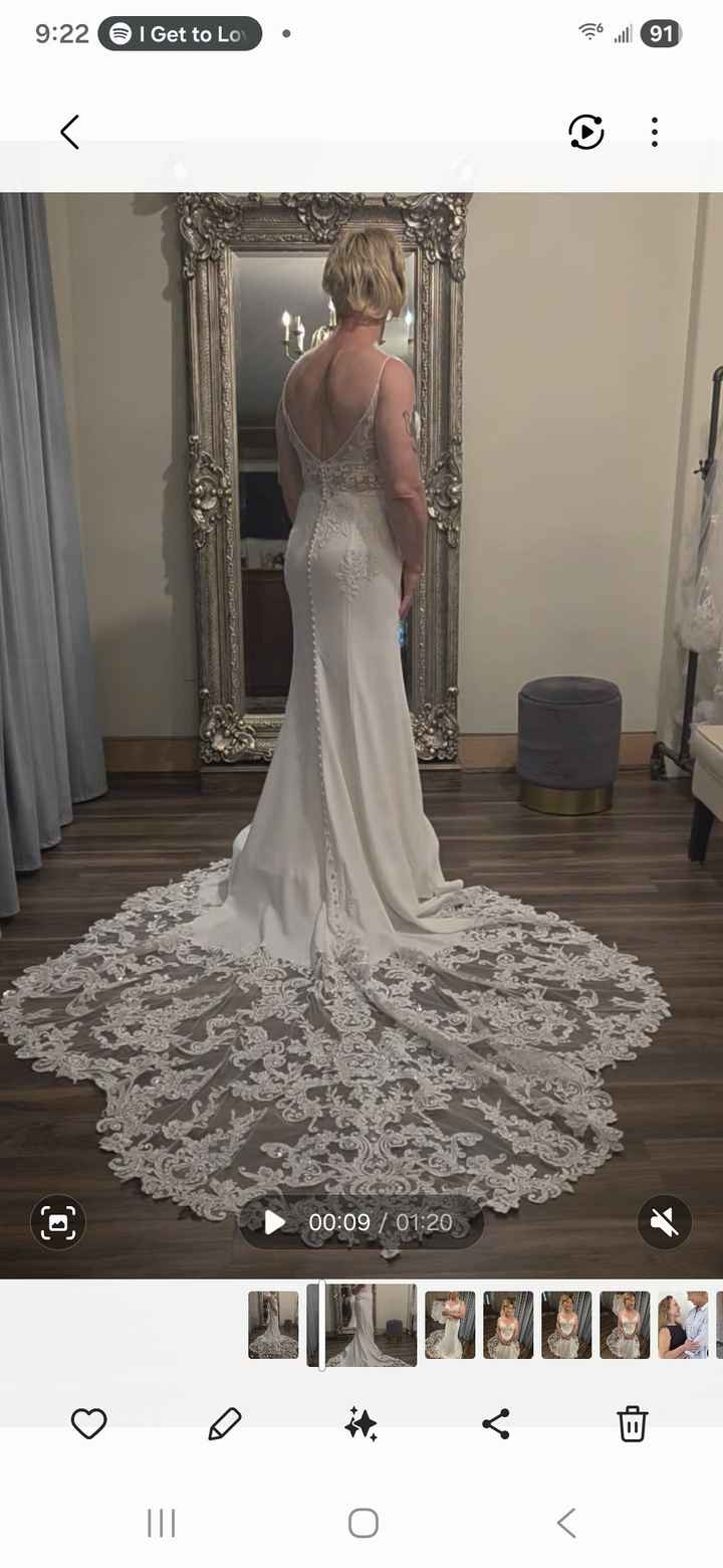 Jasmine's dress - back view