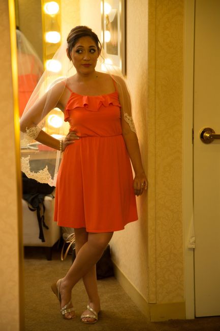 Getting ready attire