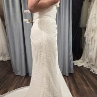 Christina saying 'Yes to this dress!'