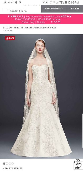 Share your shade! What color is your wedding dress? - 1