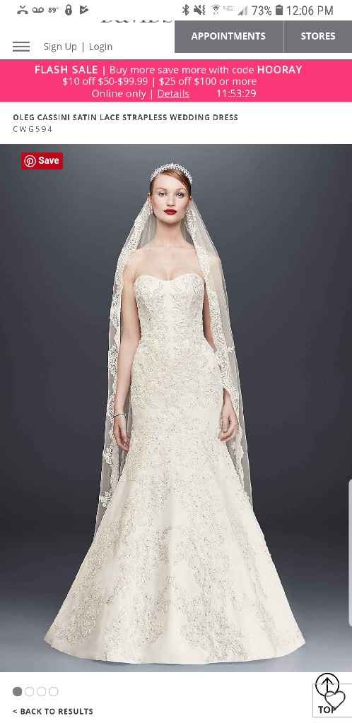 Share your shade! What color is your wedding dress? - 1