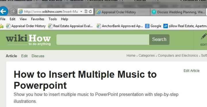 Slide show using Powerpoint 2013