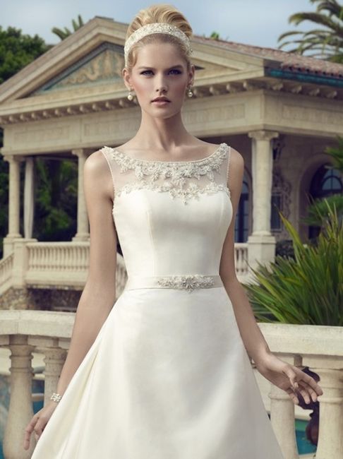 It's a rainy day here on the East Coast, I'm in need of sunshine.  So show me your wedding dress
