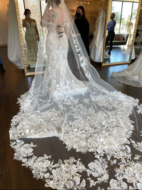 Matching wedding veil — too much? - 3