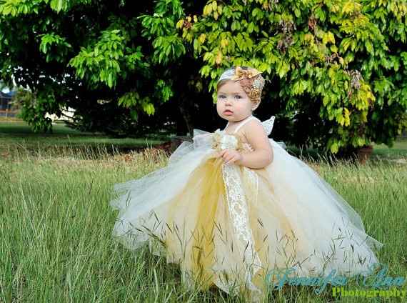 What are flowers girls dress based on?