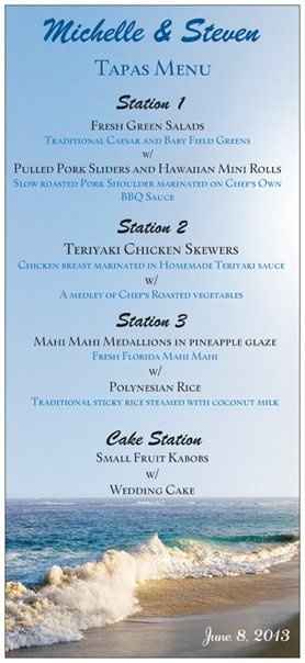 DIY Menu Card Advice