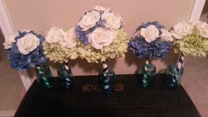 My DIY Bouquets.  I'm so happy.