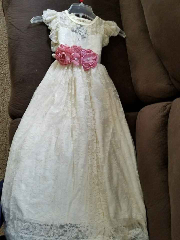 My daughter Flower girl dress