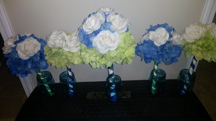 My DIY Bouquets.  I'm so happy.