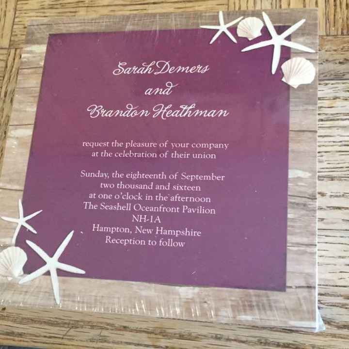 Let's see your invites!