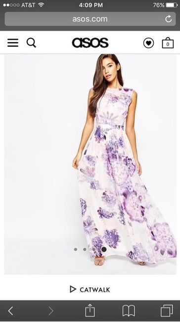 Floral Print Bridesmaids Dresses