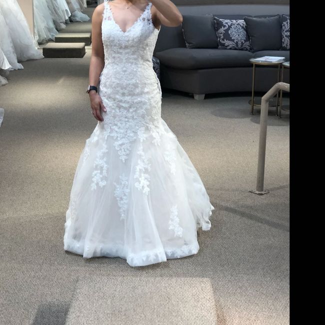 How much was your wedding dress? 5