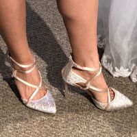 Show me your wedding shoes, any wedge heels in the house? - 1