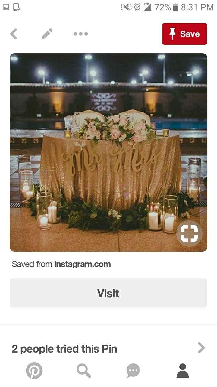 Changing my mind about the dang centerpieces - 1