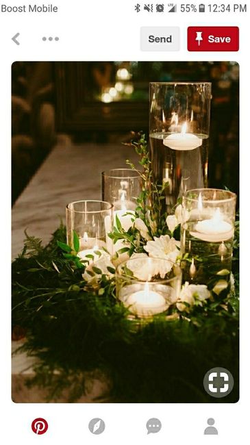 Changing my mind about the dang centerpieces - 1