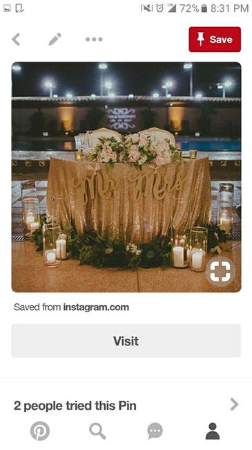 Changing my mind about the dang centerpieces - 1