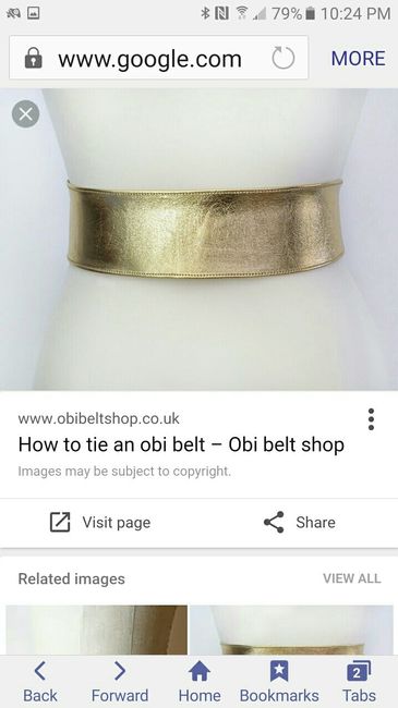 Looking for plain gold bridal belt