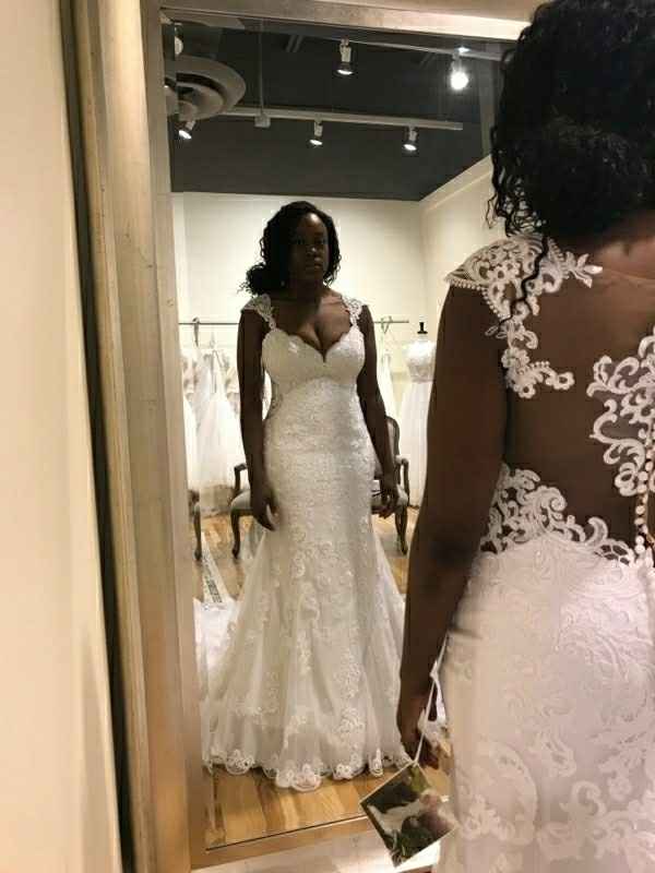 I picked up my dress today.