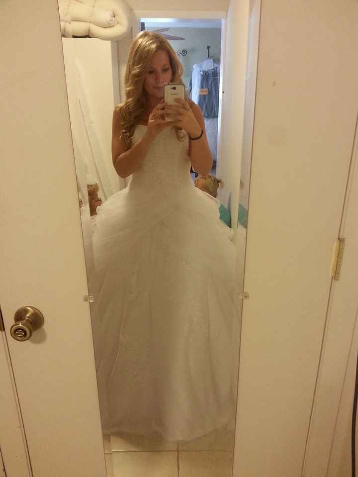 I got my dress fitted today!! T-Minus 6 weeks!!!!
