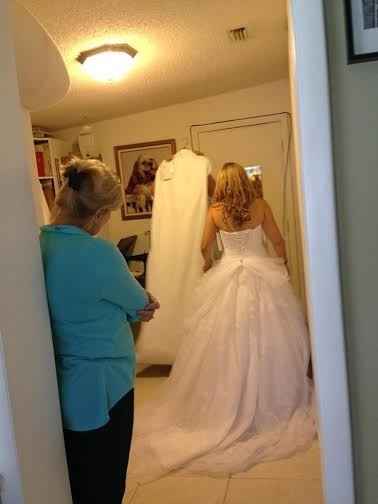 I got my dress fitted today!! T-Minus 6 weeks!!!!