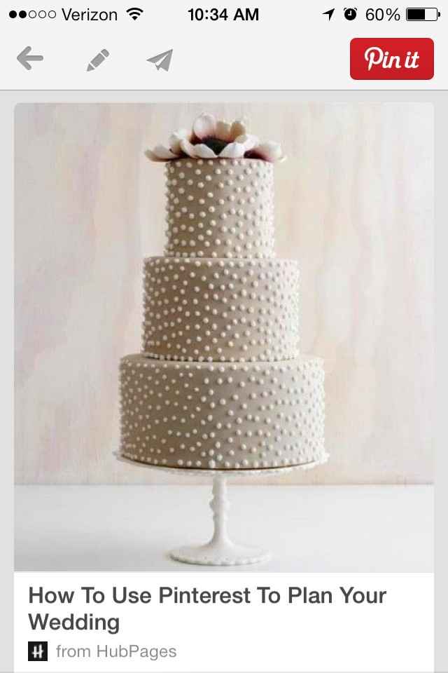 Wedding Cake pic  - tell me about yours:)