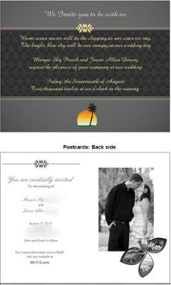 I am thinking of doing postcards for invitations but I need help
