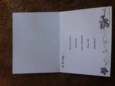 Invites... When are you sending yours out????