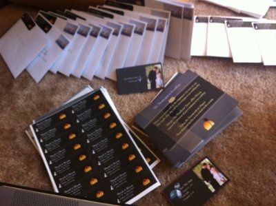My Vistaprint invitations are in!