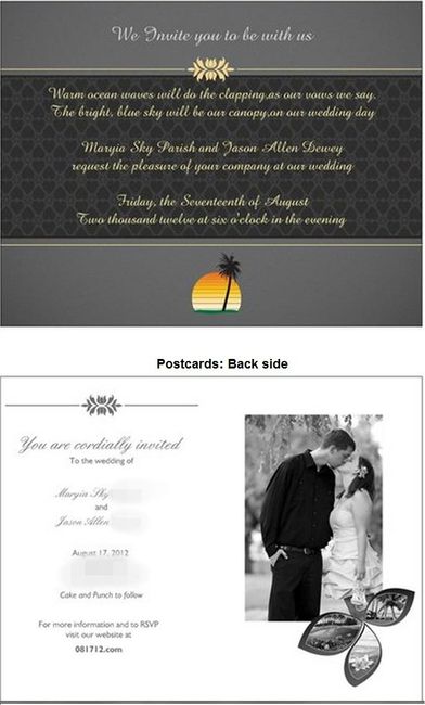 Vistaprint invitations