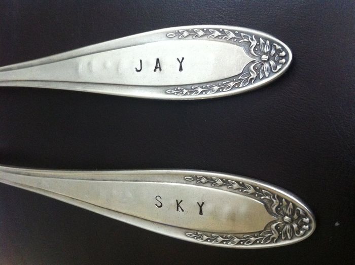 Received my hand stamped forks: Pics