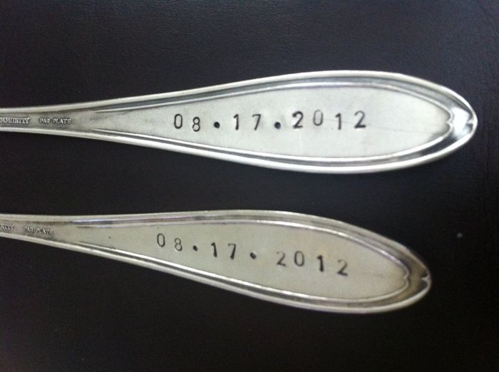 Received my hand stamped forks: Pics
