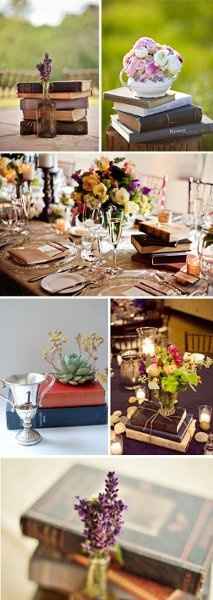 Rustic/Vintage Center Pieces ideas?