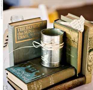 Rustic/Vintage Center Pieces ideas?