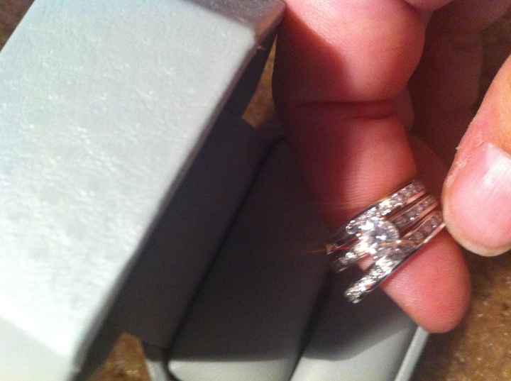 Let's see those rings ladies