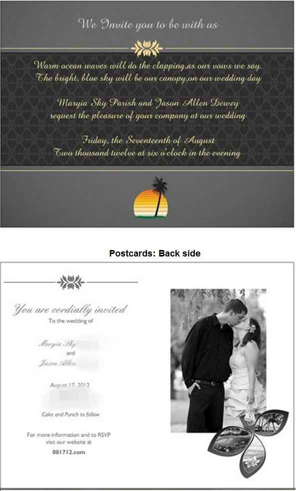 Vistaprint invitations