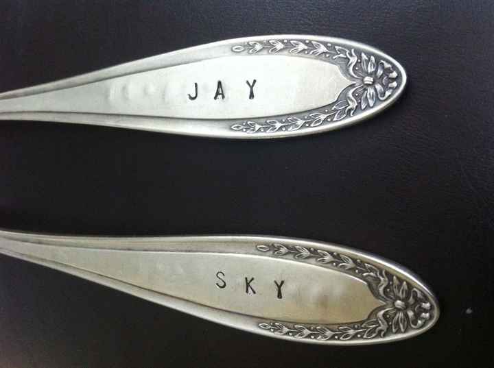Received my hand stamped forks: Pics