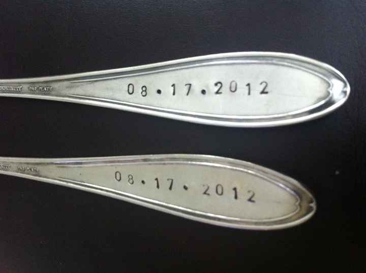 Received my hand stamped forks: Pics