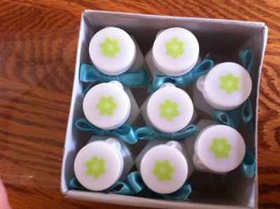 DIY bubbles.