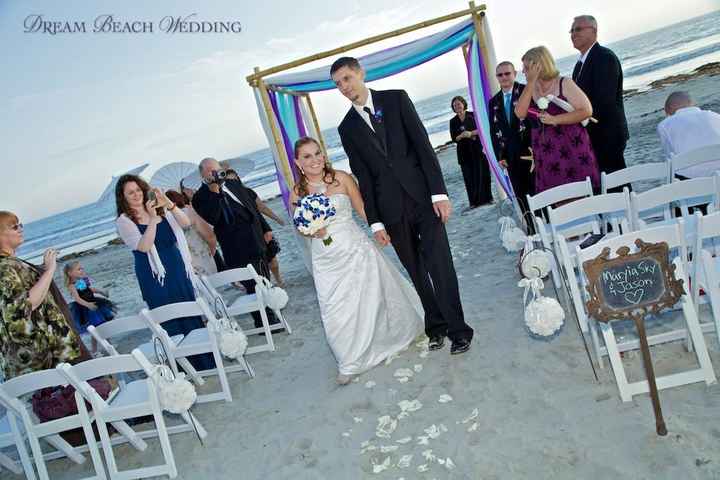 A few Pro Pics... From My teeny beach wedding