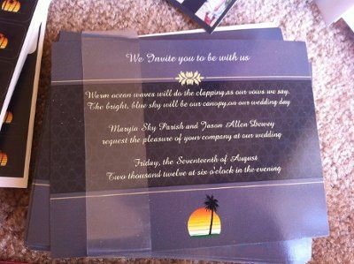 Invites... When are you sending yours out????