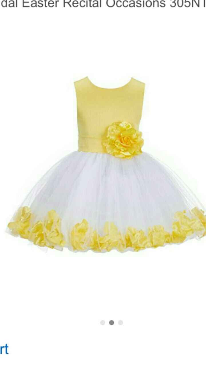 Flower girl dress
