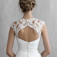 Adding straps to a wedding dress