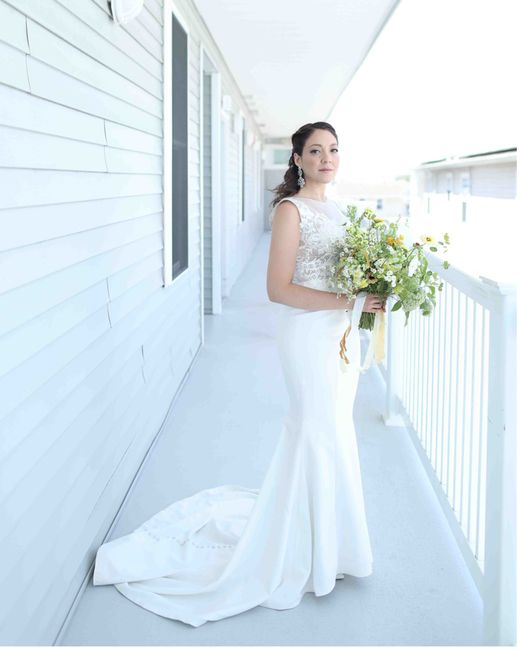 Changing/altering Wedding Dress to Mermaid Shape - 1