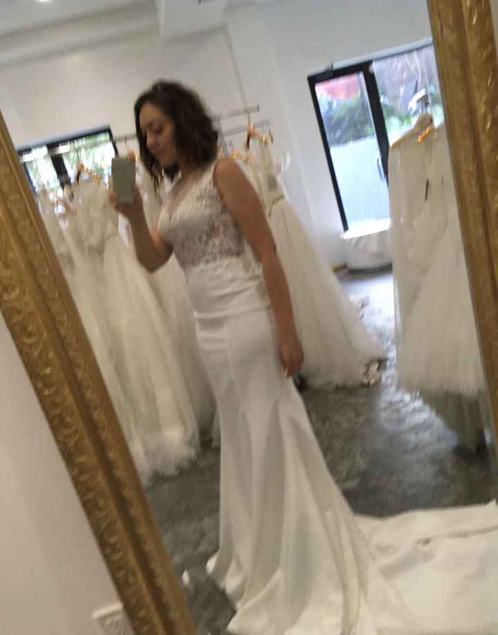 Changing/altering Wedding Dress to Mermaid Shape - 1
