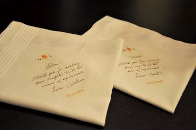 My DIY handkerchiefs for the moms. :D