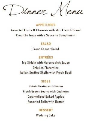 Menu Cards — Opinions please