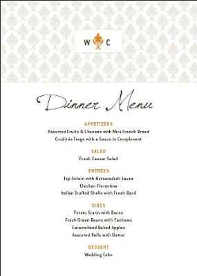 Menu Cards — Opinions please