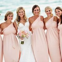 Sparkly Bridesmaid Dresses.....at the beach?