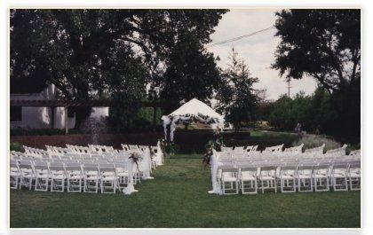 Lawn wedding