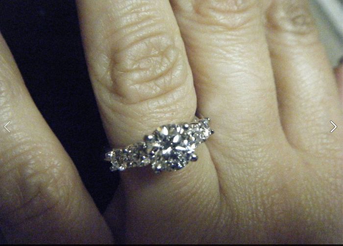 I'd love to see everyone's engagment rings.